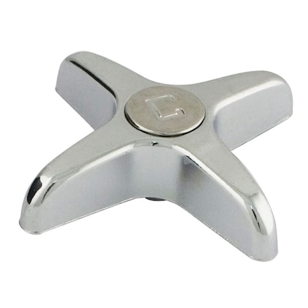 Thrifco Plumbing Price Pfister Beaux Art Tub Shower Faucet Cross Handle, Chrome 4401505